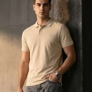 INVICTUS Polo Collar Pure Cotton T-shirt