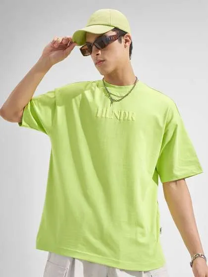 HIGHLANDER Men Printed Drop-Shoulder Sleeves T-shirt